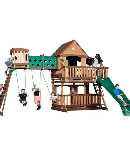 Backyard Discovery Woodridge Elite Swing Set