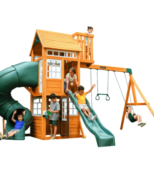 KidKraft Ridgemoor Perch Swing Set – Endless Outdoor Fun for Kids